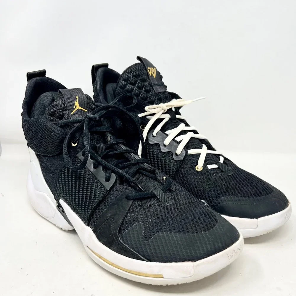 Nike Jordan‎ Why Not Zero.2 The Family Russell Westbrook Shoes Black Sz 11.5 VGC